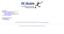 Desktop Screenshot of h-anim.org