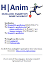 Mobile Screenshot of h-anim.org