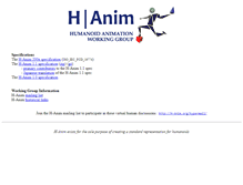 Tablet Screenshot of h-anim.org